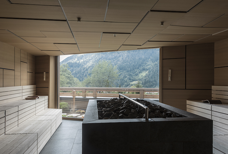 Lefay hot sauna 